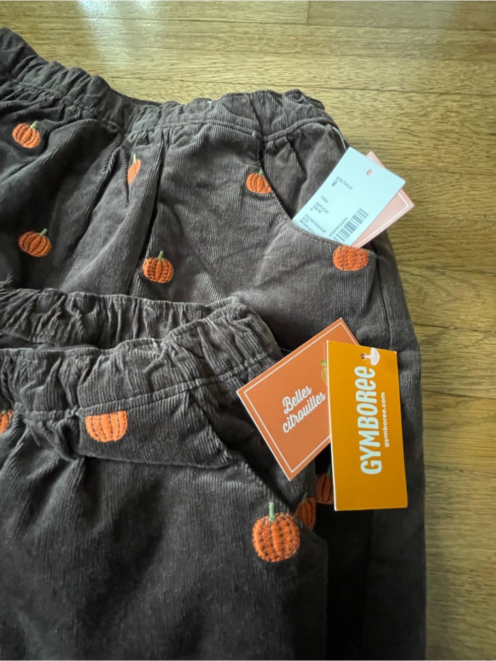 NWT Gymboree Pumpkin SKORT girls 6 or 8 brown skirt w shorts brown MATCH??? - Picture 3 of 6